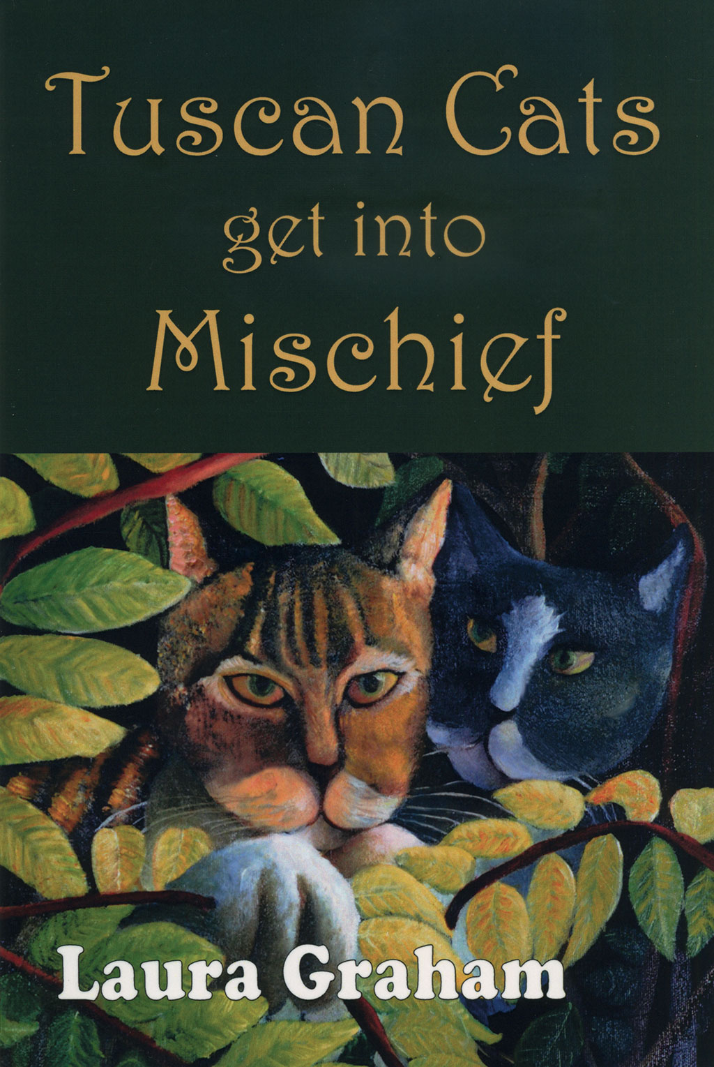 Tuscan cats get into mischief